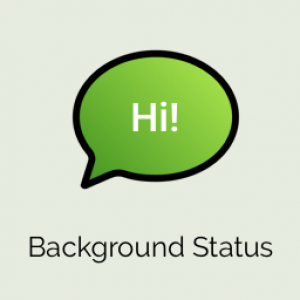 Colored background status plugin